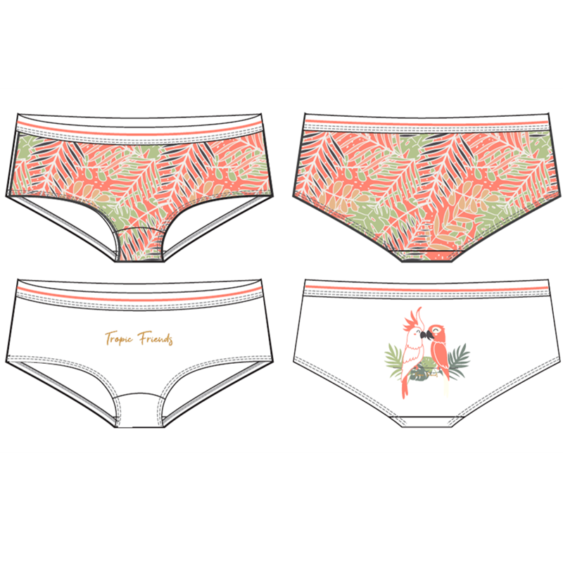 Girl's boxer  underwear girls new design underwear for teenage girls