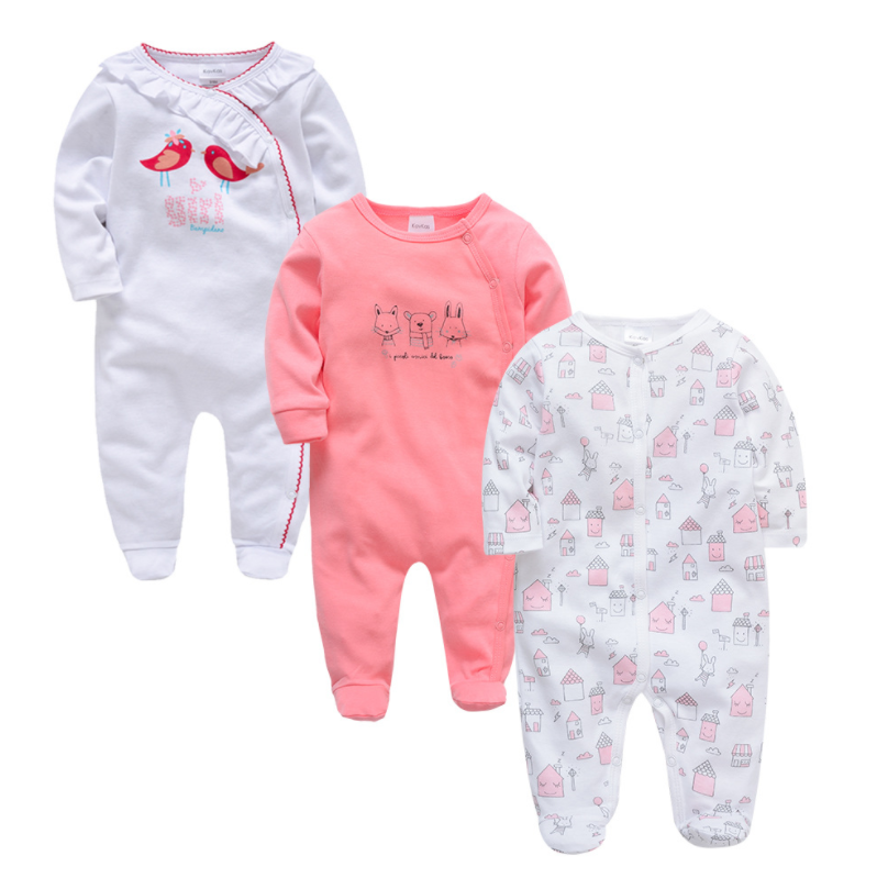 Cotton long sleeves baby clothes