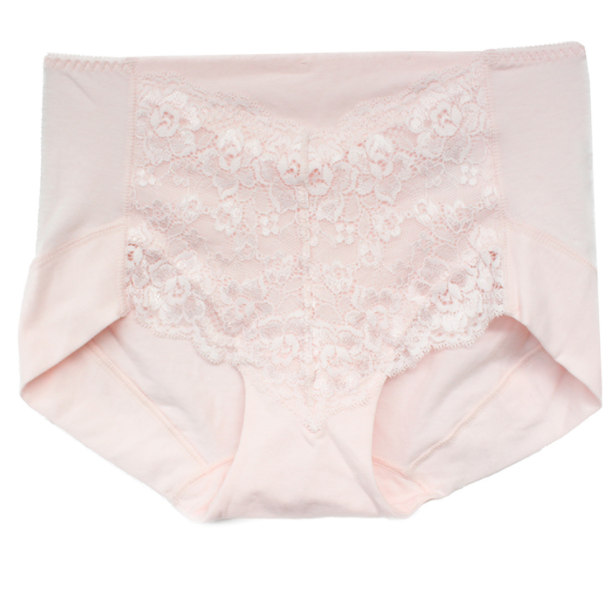 Women's stretch cotton mixed lace briefs