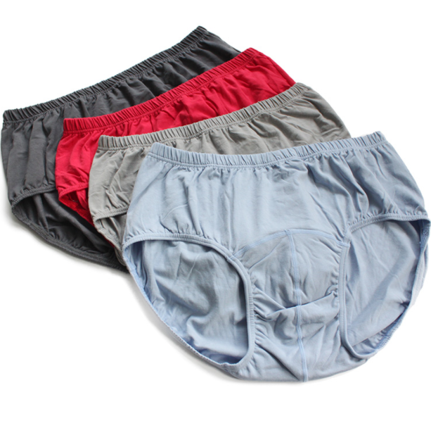 Men's breathable midwaist tencel cotton blended hip briefs