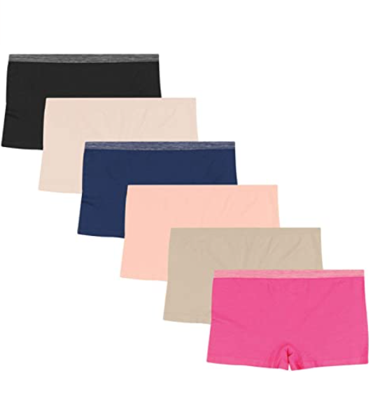 Women's comfortable elastic seamless boxer briefs