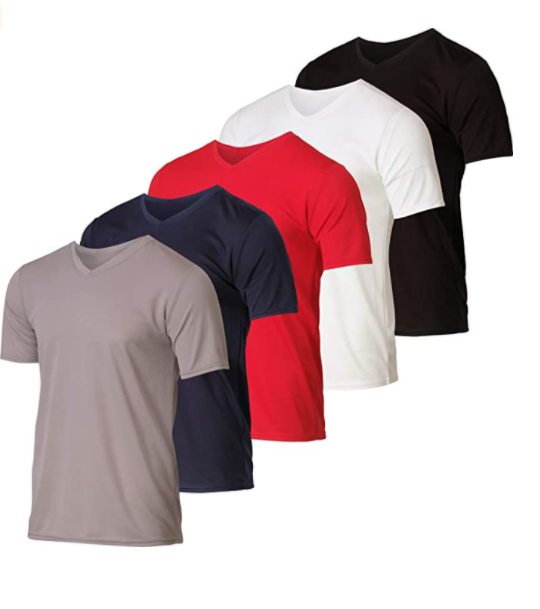 Mesh moisture absorption and sweat removal sports short sleeves