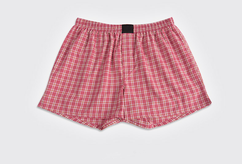 Red plaid Aro pants men's boxers