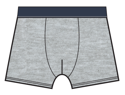 Boys' printed comfortable breathable boxers