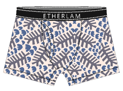 Men's printed dry and breathable boxers