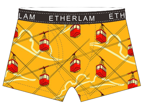 Men's printed underwear