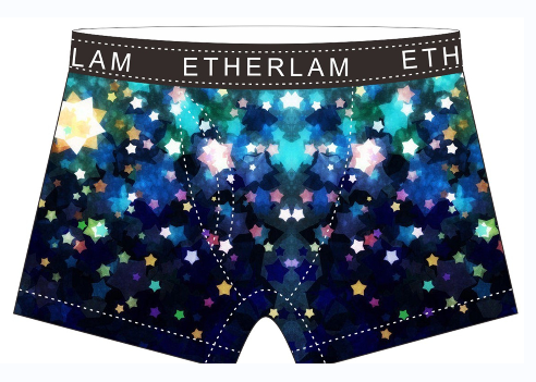 Men's comfortable printed boxers