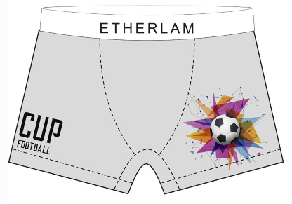 Football printed boxers 06