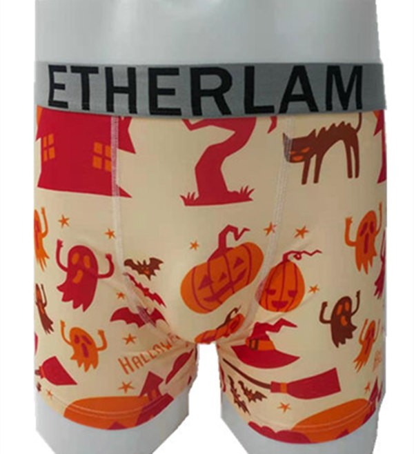 Men's printed comfortable boxers（01）