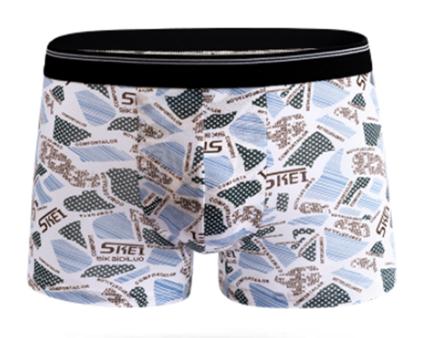 Modal print breathable and comfortable boxers