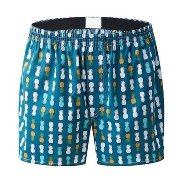 Cartoon printed loose and comfortable men's boxers