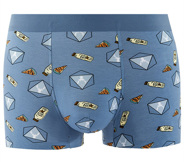 Cotton comfortable printed cartoon breathable boxers