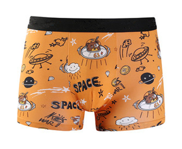 Fresh breathable printed boxers