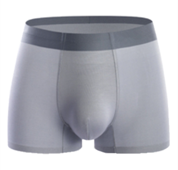 Men's printed frosted boxer briefs