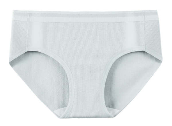 Women's cotton mid waist breathable briefs