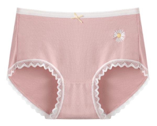 Lace lace cotton breathable women's briefs