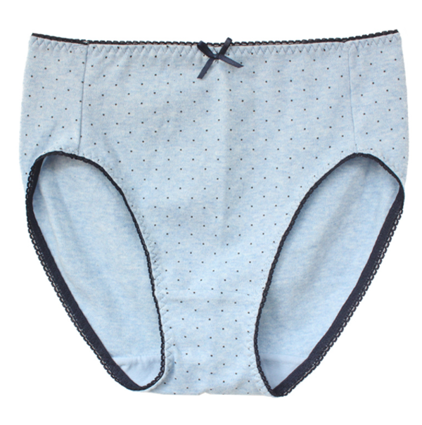 Women's polka dot cotton comfortable briefs