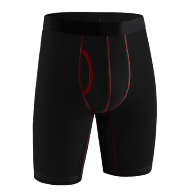 Men's lengthened sport cotton boxers