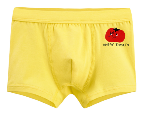 Boy's hygroscopic and sweat-draining pure cotton underwear