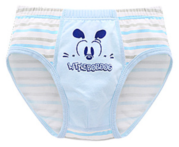 Boy's cotton hygroscopic and sweat draining briefs