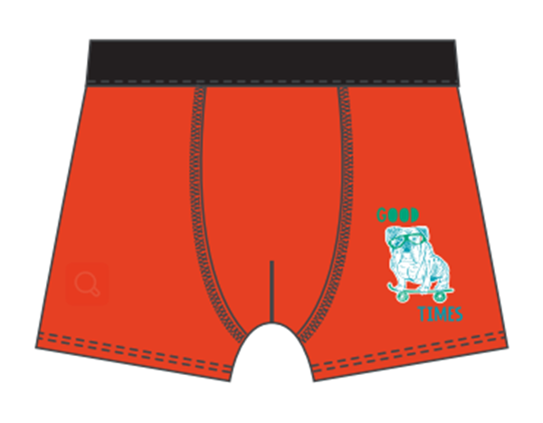 Boy's cotton printed comfortable boxers