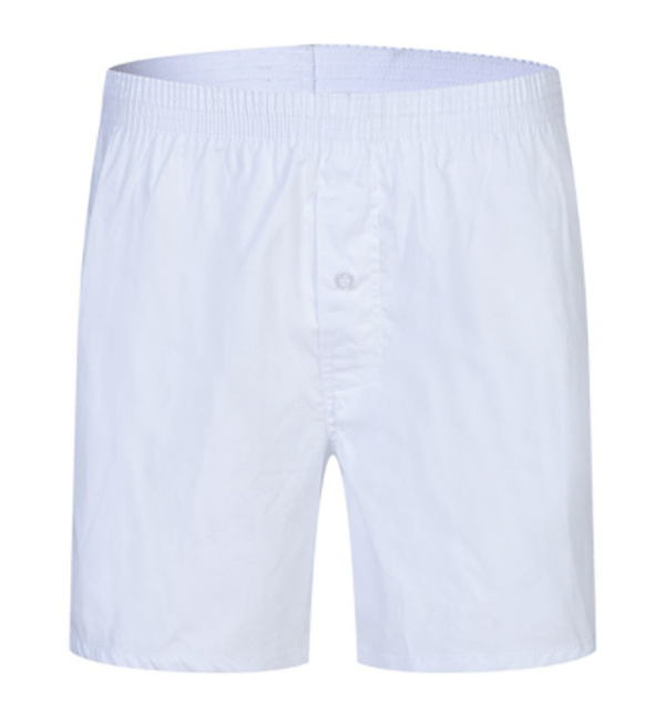 Men's woven cotton breathable boxer briefs