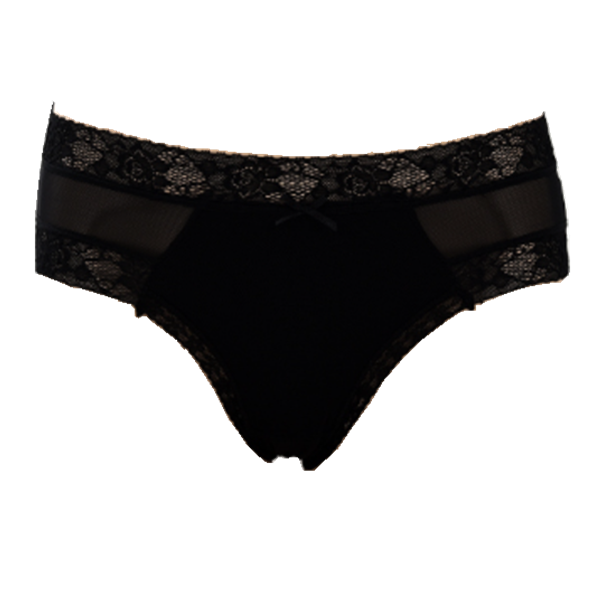 Women's high-waisted lace briefs