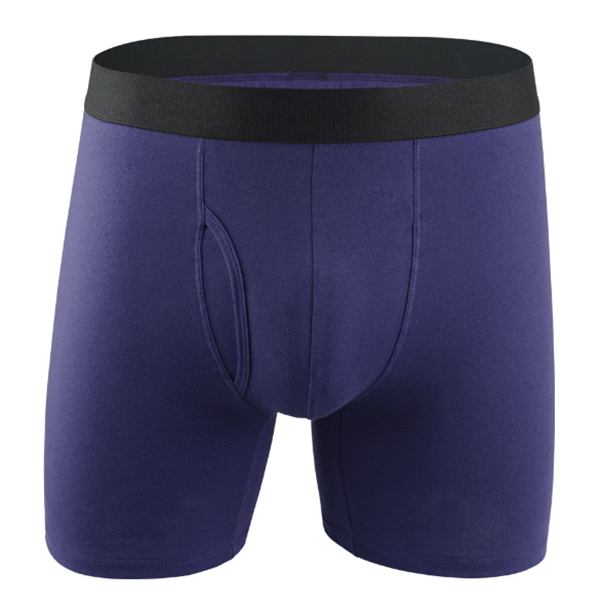 Men's long cotton boxer briefs