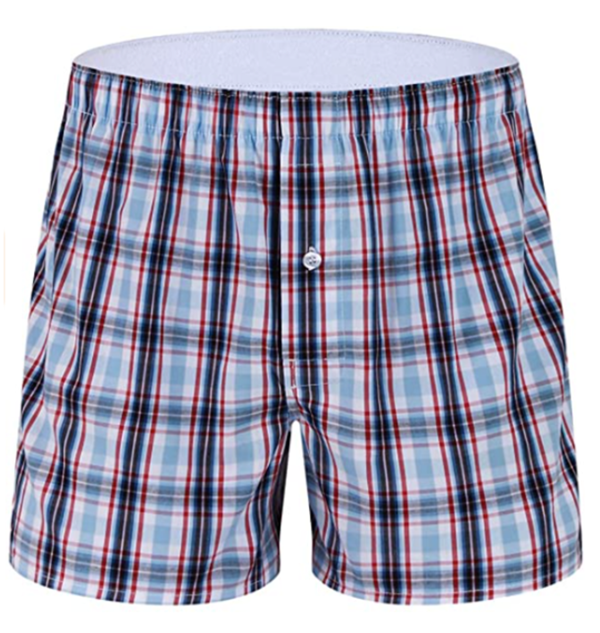 Woven cotton men's underwear