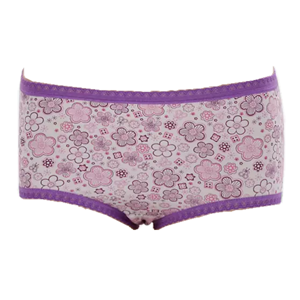 Women's cotton printed underwear