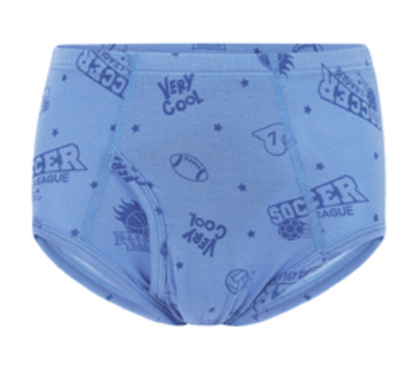 Boys comfortable breathable printed briefs